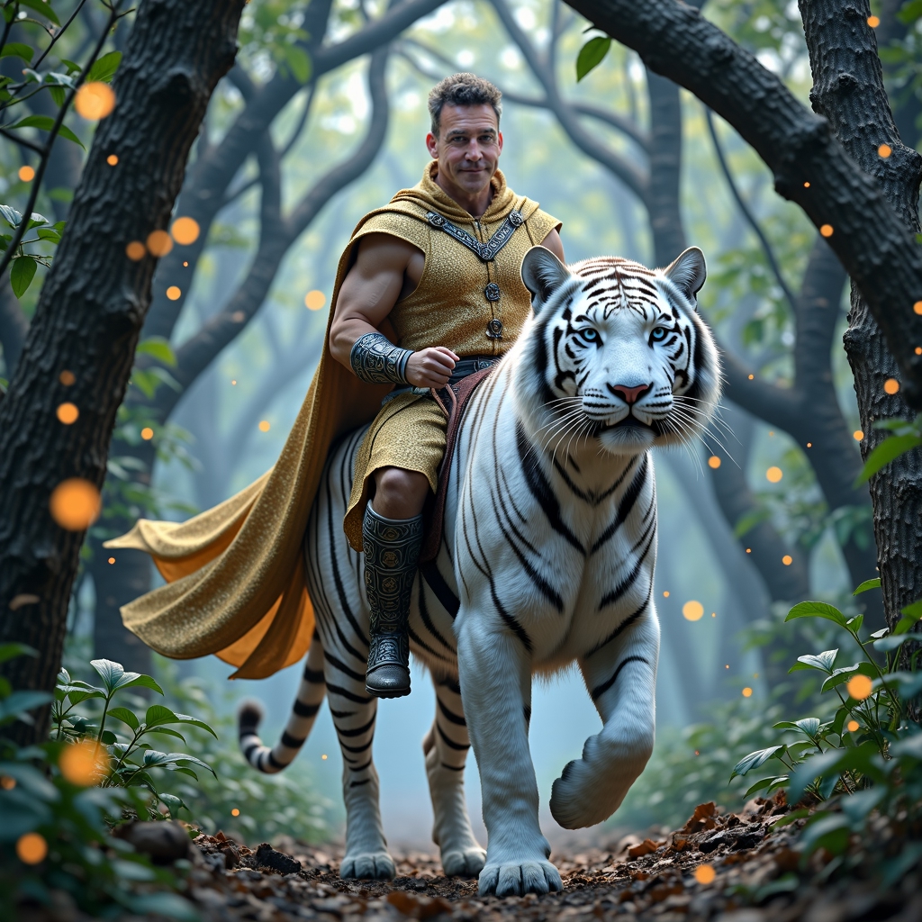 photograph of jon407 man riding a majest-FLUX TRAI